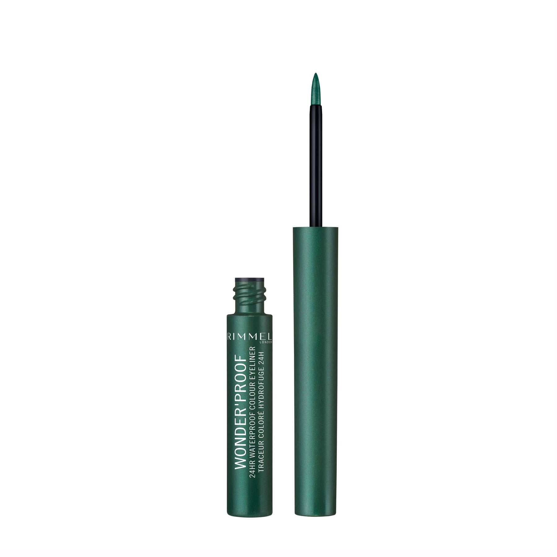 Wonder'Proof 24Hr Waterproof Colour Liquid Eyeliner 1.4ml 003 Precious Emerald|1.4ml