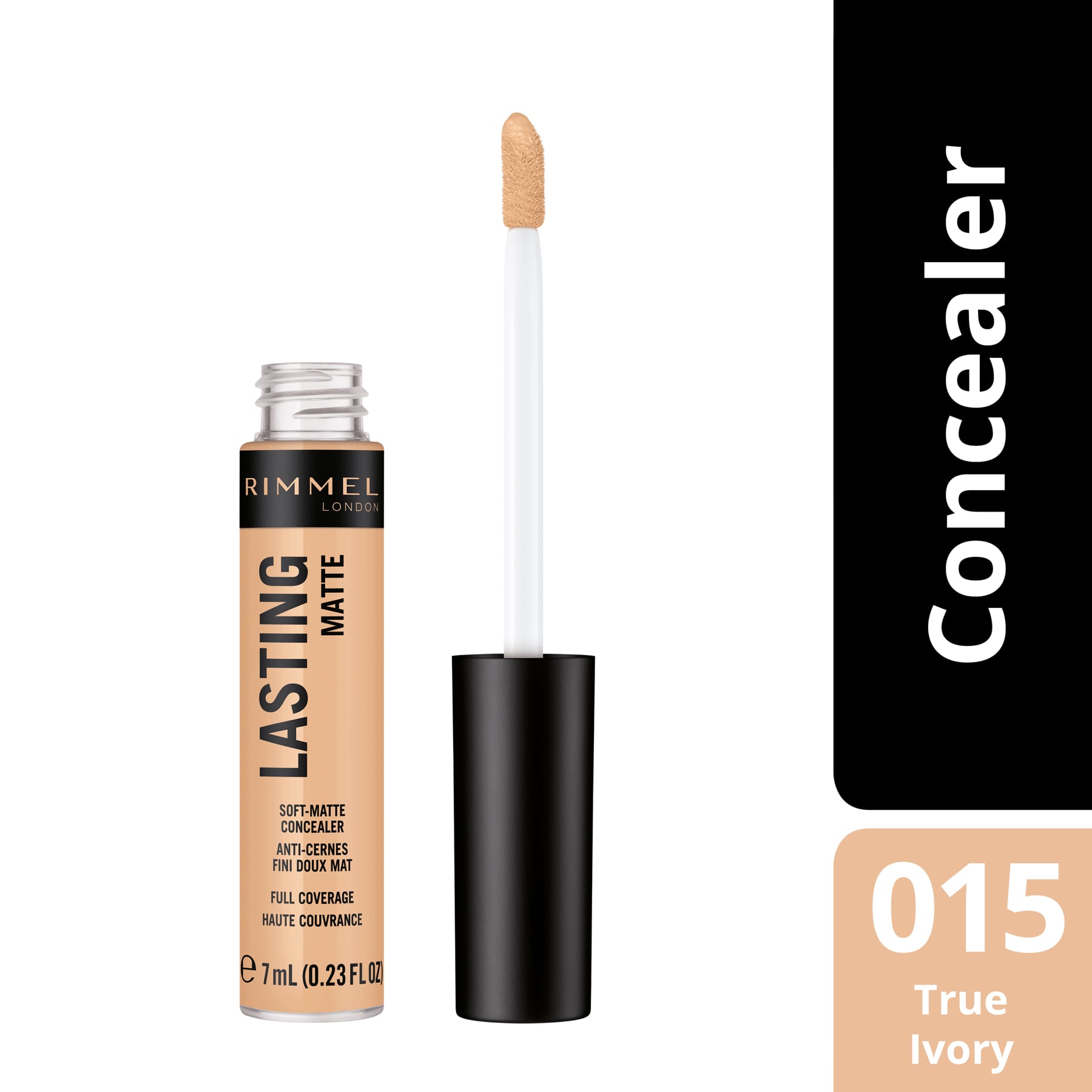 Lasting Matte Full Coverage Concealer 7ml 015 True Ivory