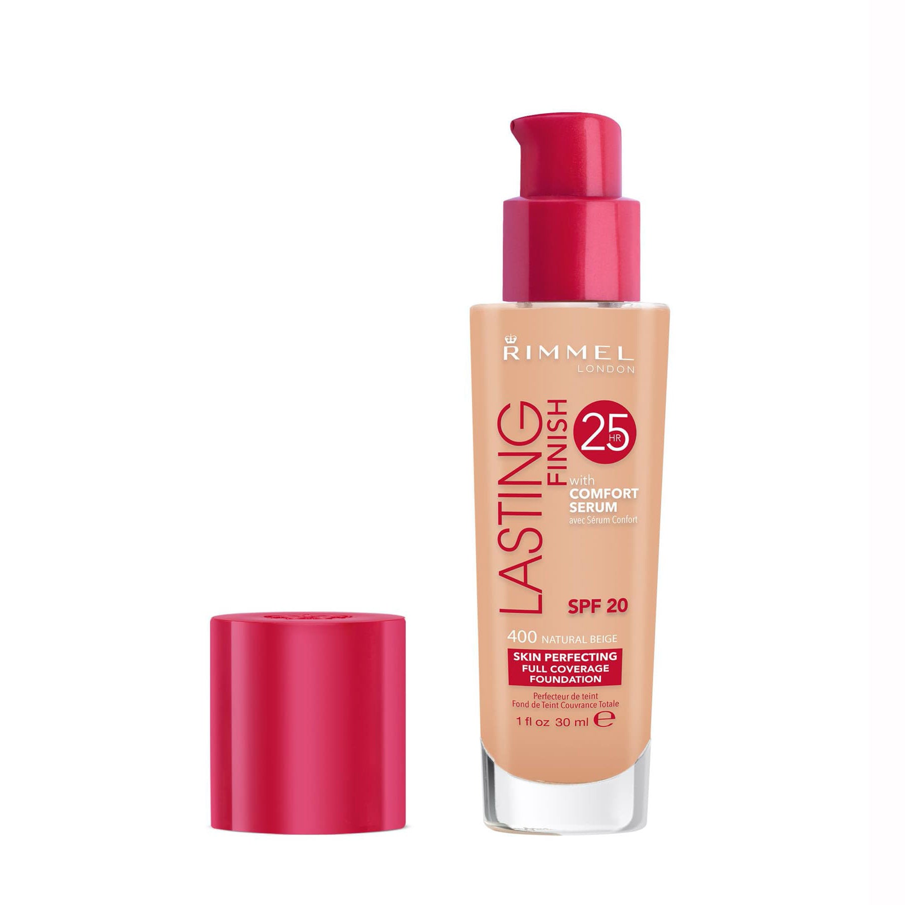 Lasting Finish 25Hr Natural Finish Foundation 30ml 400 Natural Beige|30ml