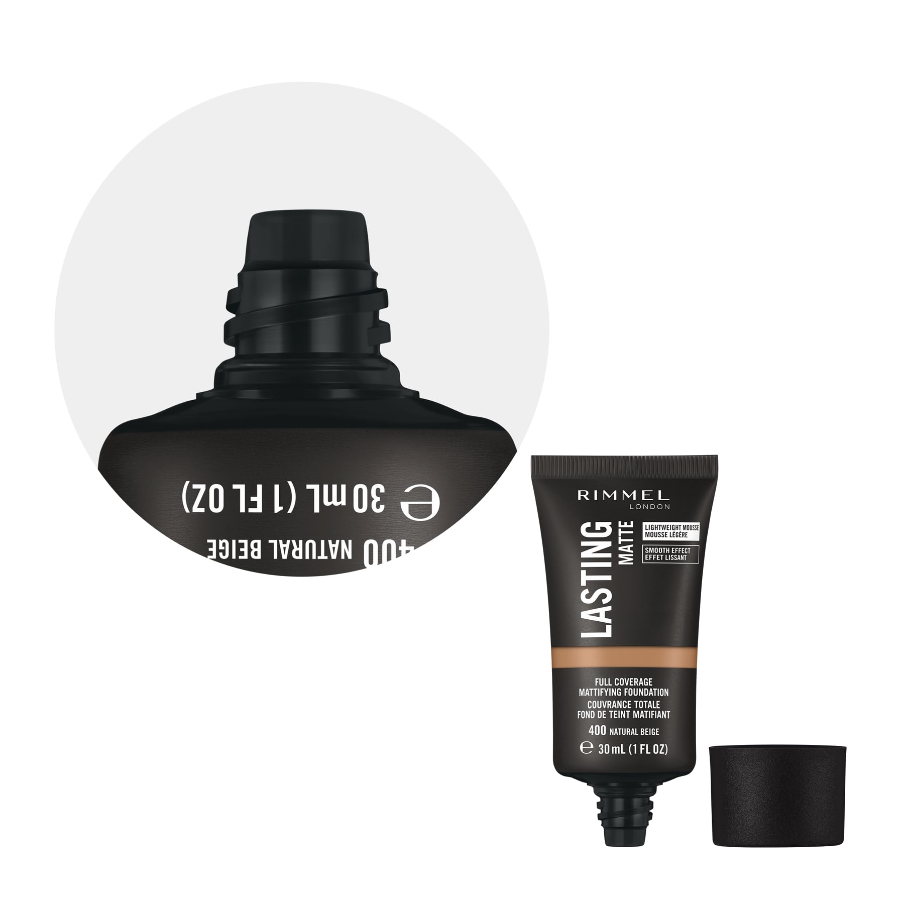 Lasting Matte Finish Foundation 30ml 400 Natural Beige