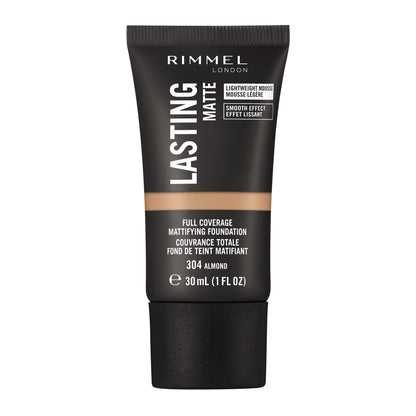 Lasting Matte Finish Foundation 30ml 304 Almond