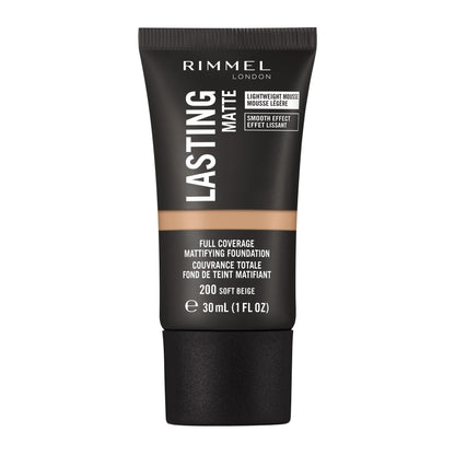 Lasting Matte Finish Foundation 30ml 200 Soft Beige