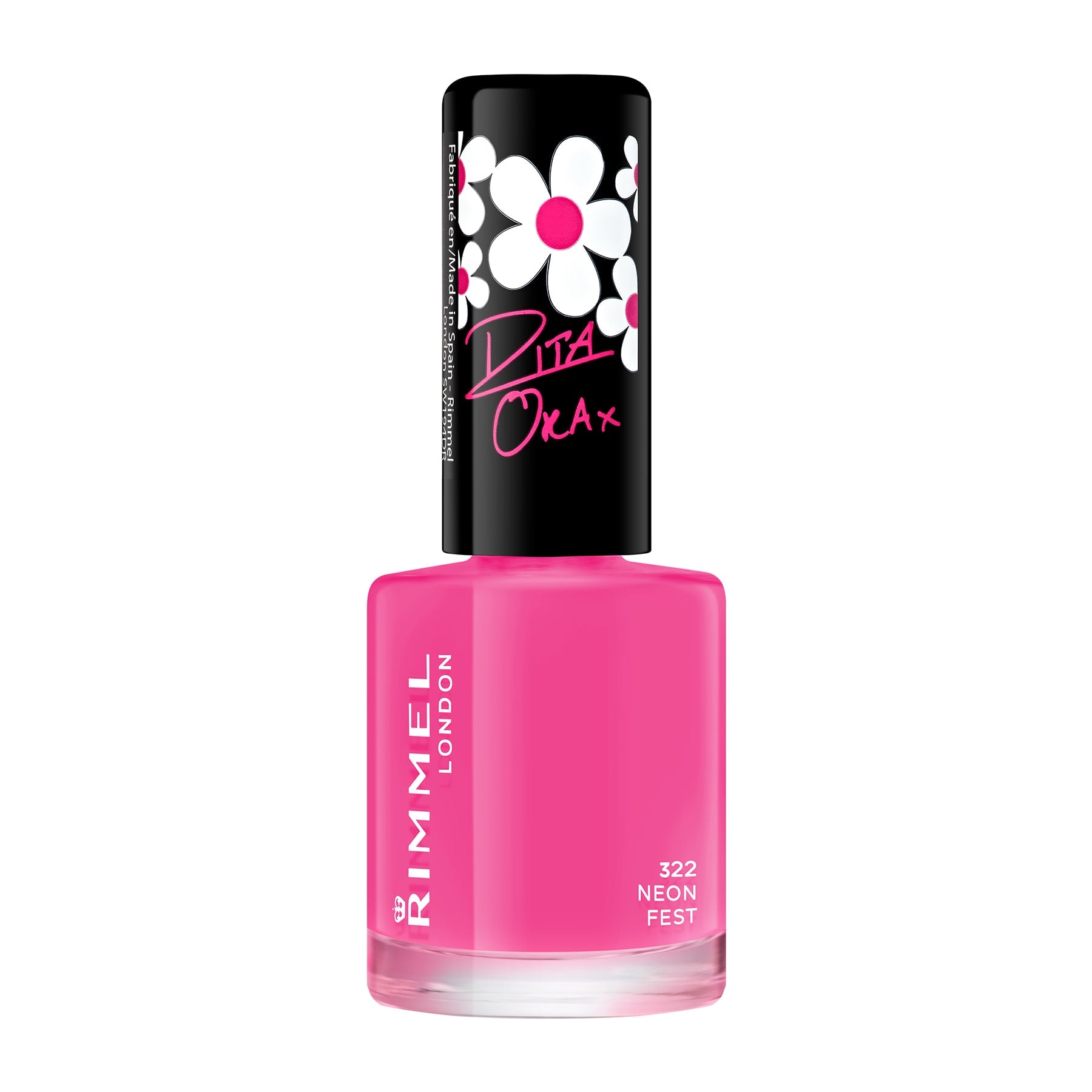 60 Seconds Super Shine Nail Polish by Rita Ora 8ml 322 Neon Fest|8ml