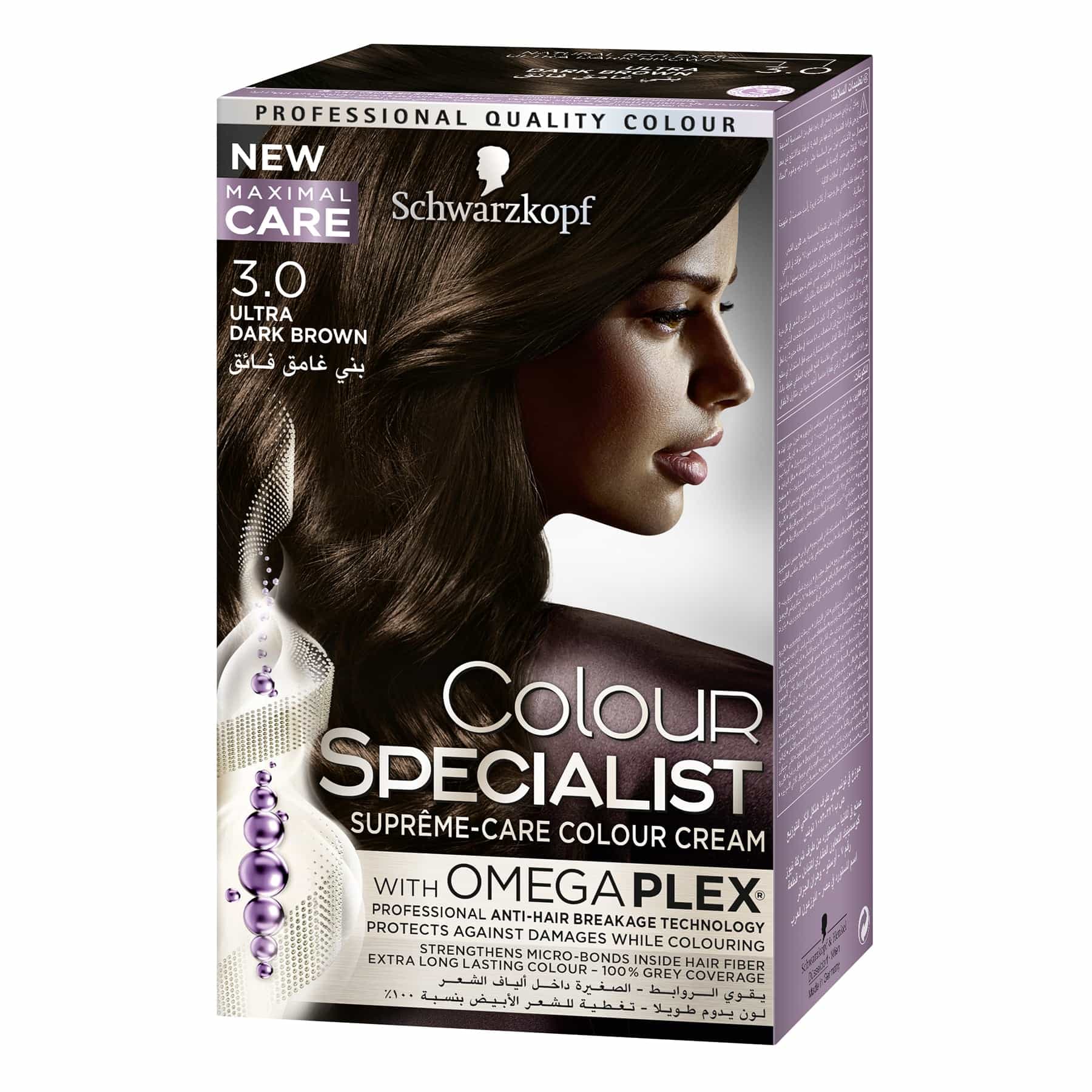 Colour Specialist Supreme Care Colour Cream 60ml 3.0 Ultra Dark Brown