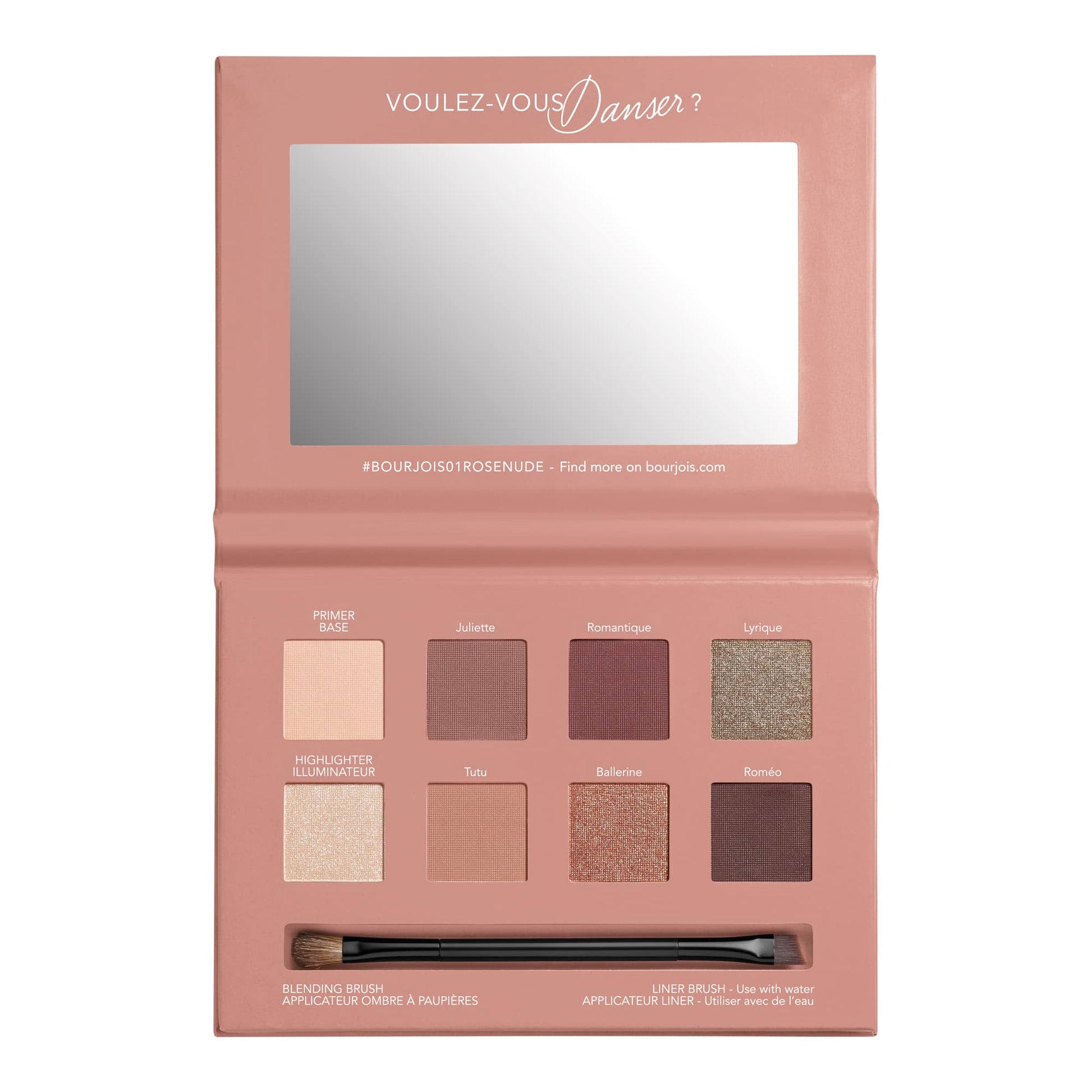 Eyeshadow Palette - 8 shades 01 Rose Nude|8g