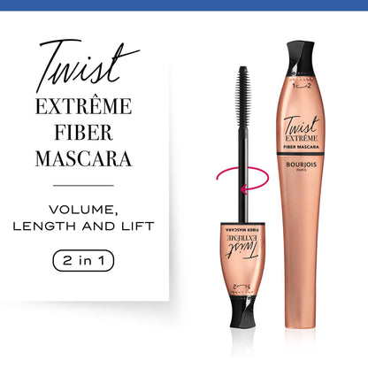 Twist Up Fiber Extreme Lengthening & Volumizing Mascara 24 Black 8ml Black|8ml
