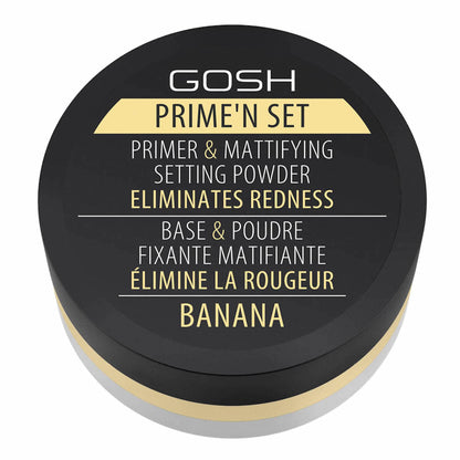 Prime'N Set Matte Finish Setting Powder 7g 002 Banana|7g