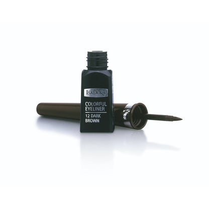 Colourful Liquid Eyeliner 3.7ml 12 Dark Brown|3.7ml