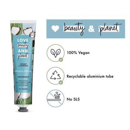 Blooming Whitening Toothpaste Activated Coconut & Peppermint 75ml 75ml