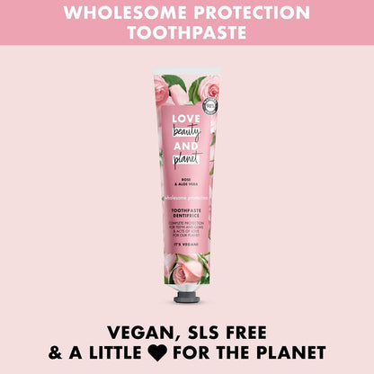 Wholesome Protection Toothpaste Rose & Aloe Vera 75ml 75ml