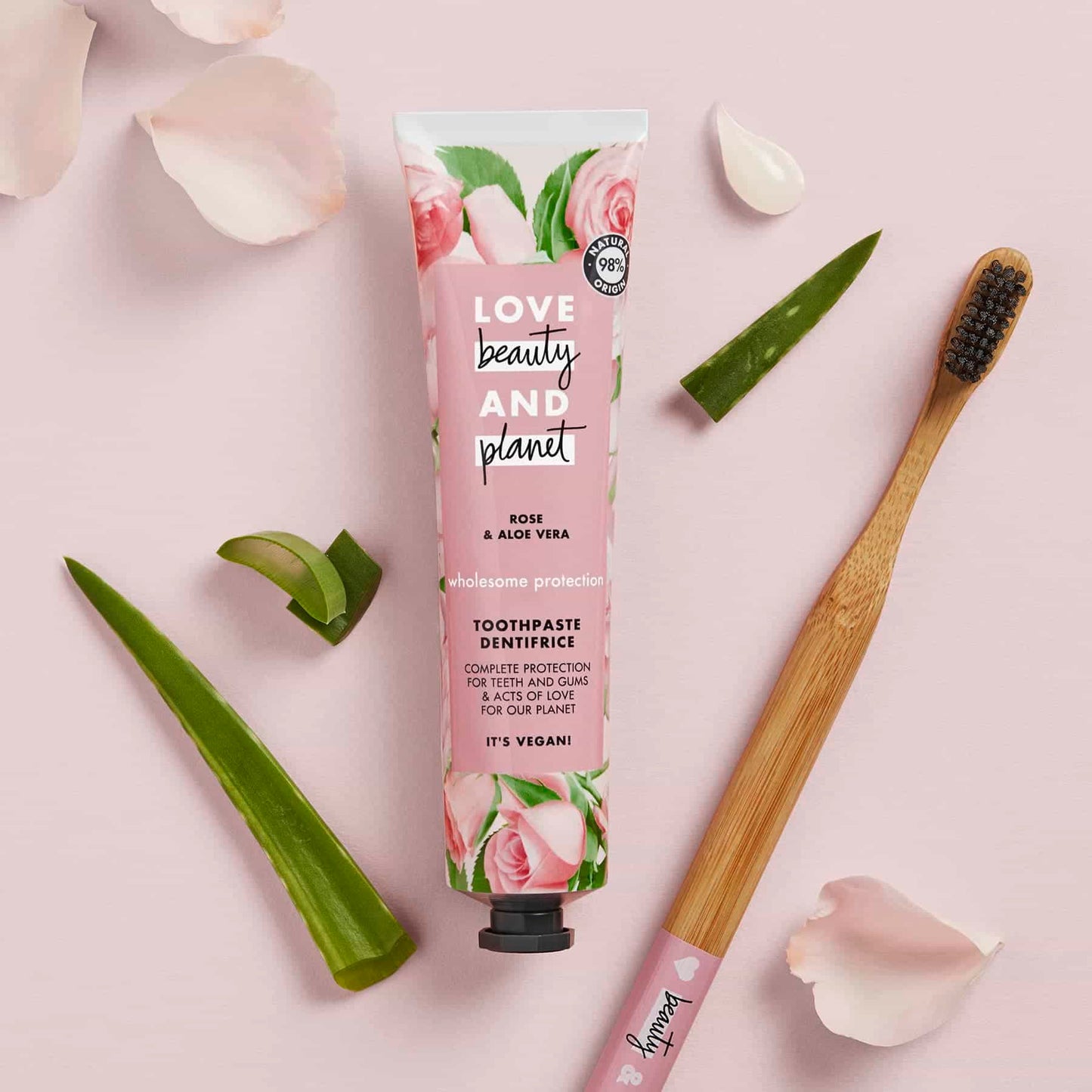 Wholesome Protection Toothpaste Rose & Aloe Vera 75ml 75ml