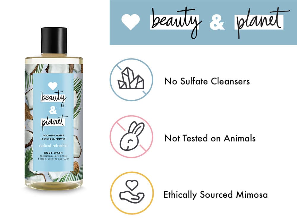 Radical Refresher Shower Gel Body Wash Coconut Water & Mimosa Flower 400ml 400ml