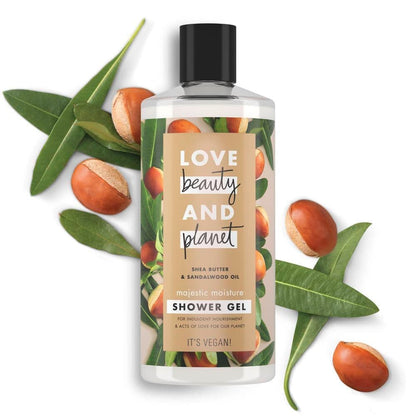 Majestic Moisture Shower Gel Body Wash Shea Butter & Sandalwood Oil 400ml 400ml