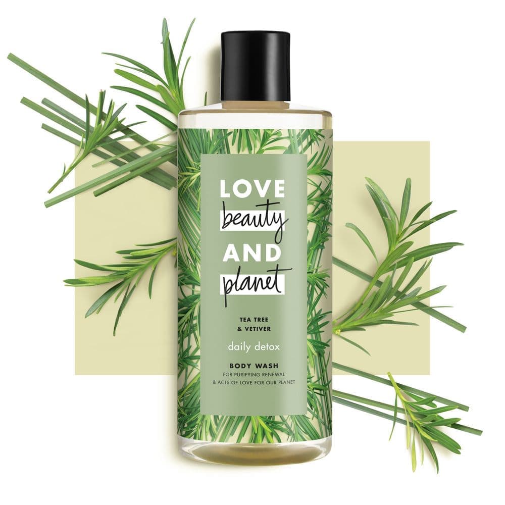 Delightful Detox Shower Gel Body Wash Tea Tree Oil & Vetiver 400ml 400ml
