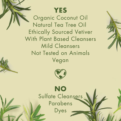 Delightful Detox Shower Gel Body Wash Tea Tree Oil & Vetiver 400ml 400ml