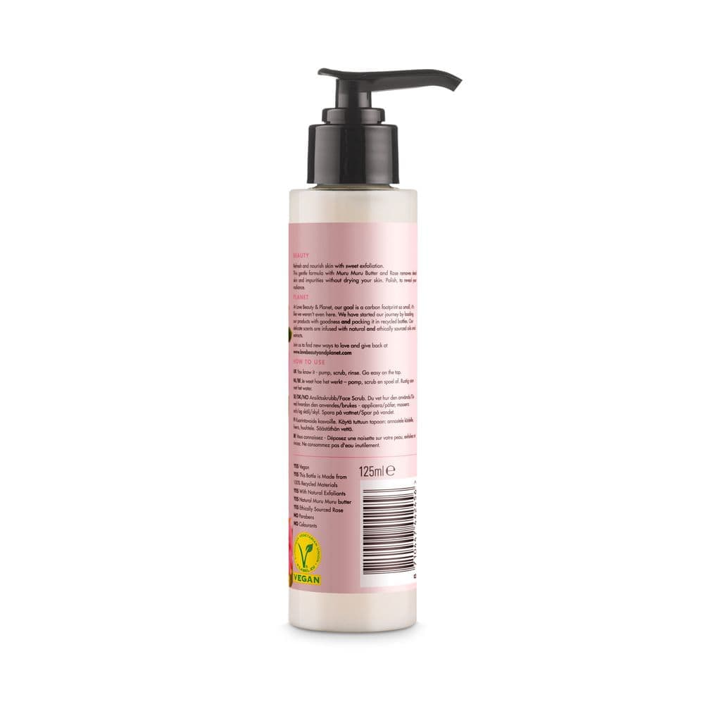Petal Polish Face Scrub Murumuru Butter & Rose 125ml 125ml