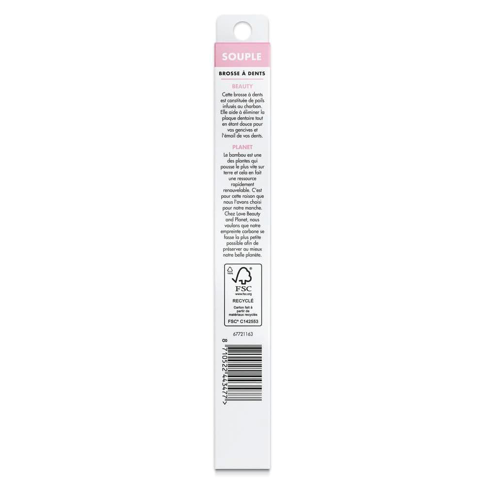 Charcoal-Infused Toothbrush Soft 1pc