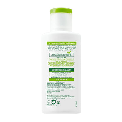 Hydrating Light Face Moisturiser Cream 125ml 125ml