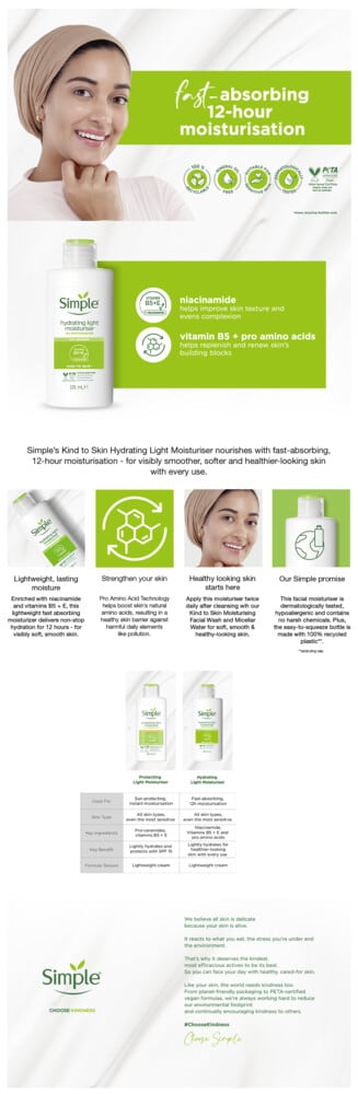 Hydrating Light Face Moisturiser Cream 125ml 125ml