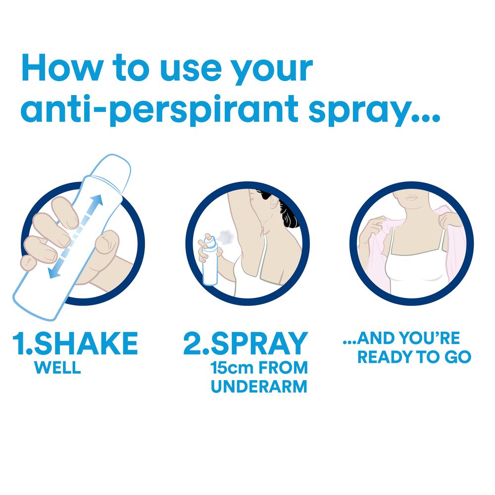Invisible Anti-Perspirant Deodorant Spray Vanilla & Peach 125ml 125ml