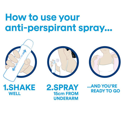 Invisible Anti-Perspirant Deodorant Spray Vanilla & Peach 125ml 125ml