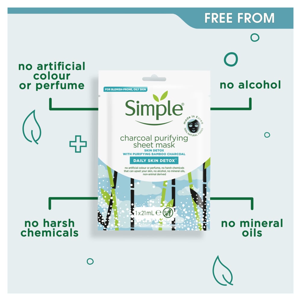 Charcoal Purifying Sheet Mask 1pc 21ml