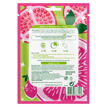 Radiance Boosting Sheet Mask 1pc 21ml