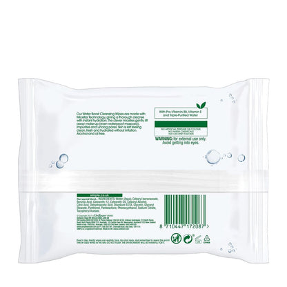 Water Boost Cleansing Facial Makeup Removing Wipes 25pcs 25pcs