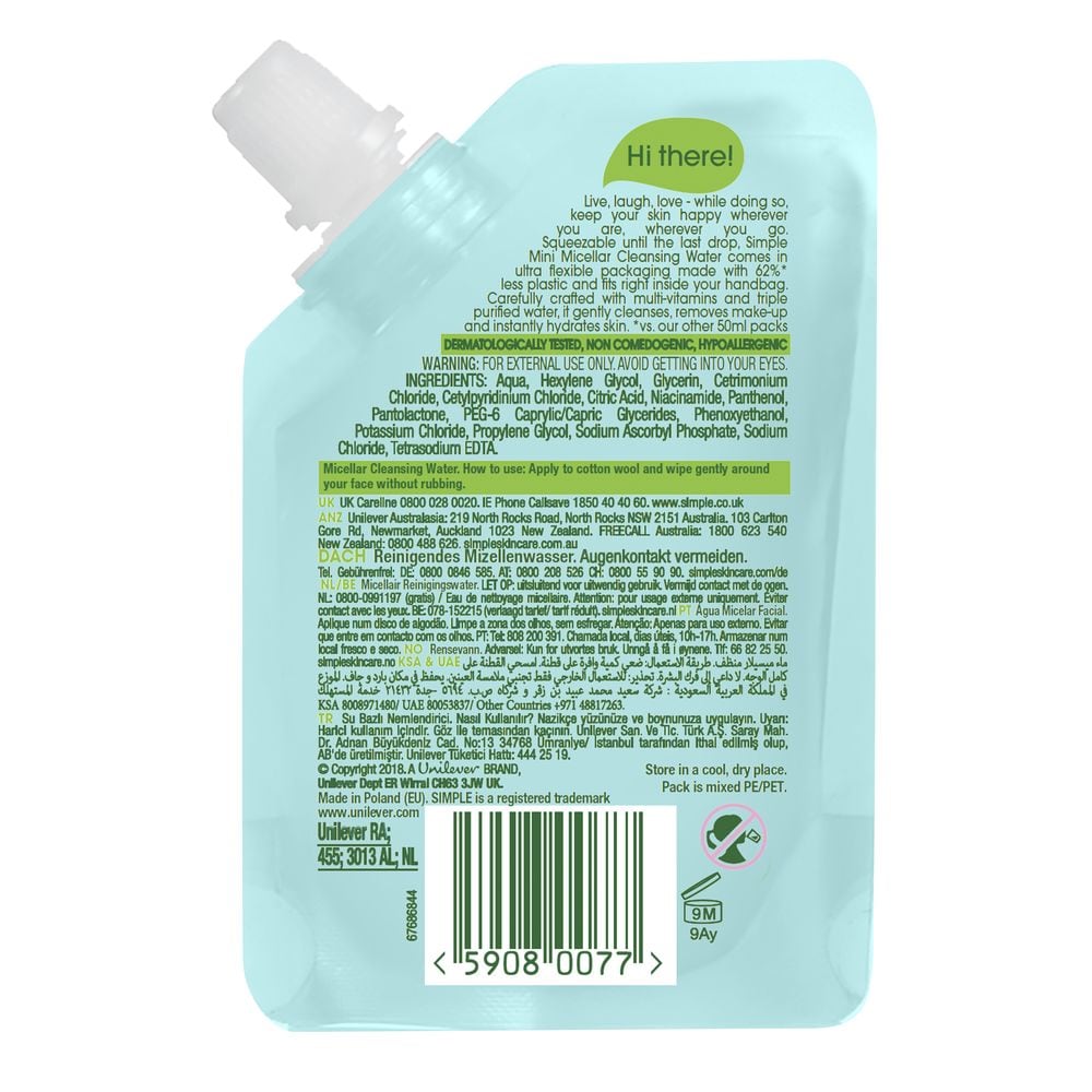 Travel Pack Cleansing Micellar Water 50ml 50ml