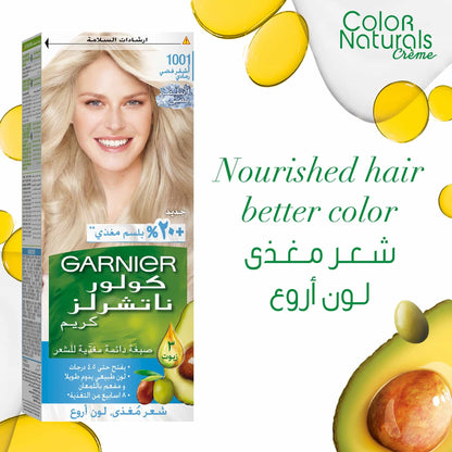 Colour Naturals Permanent Hair Colour 60ml 1001 Ashy Silver Blonde