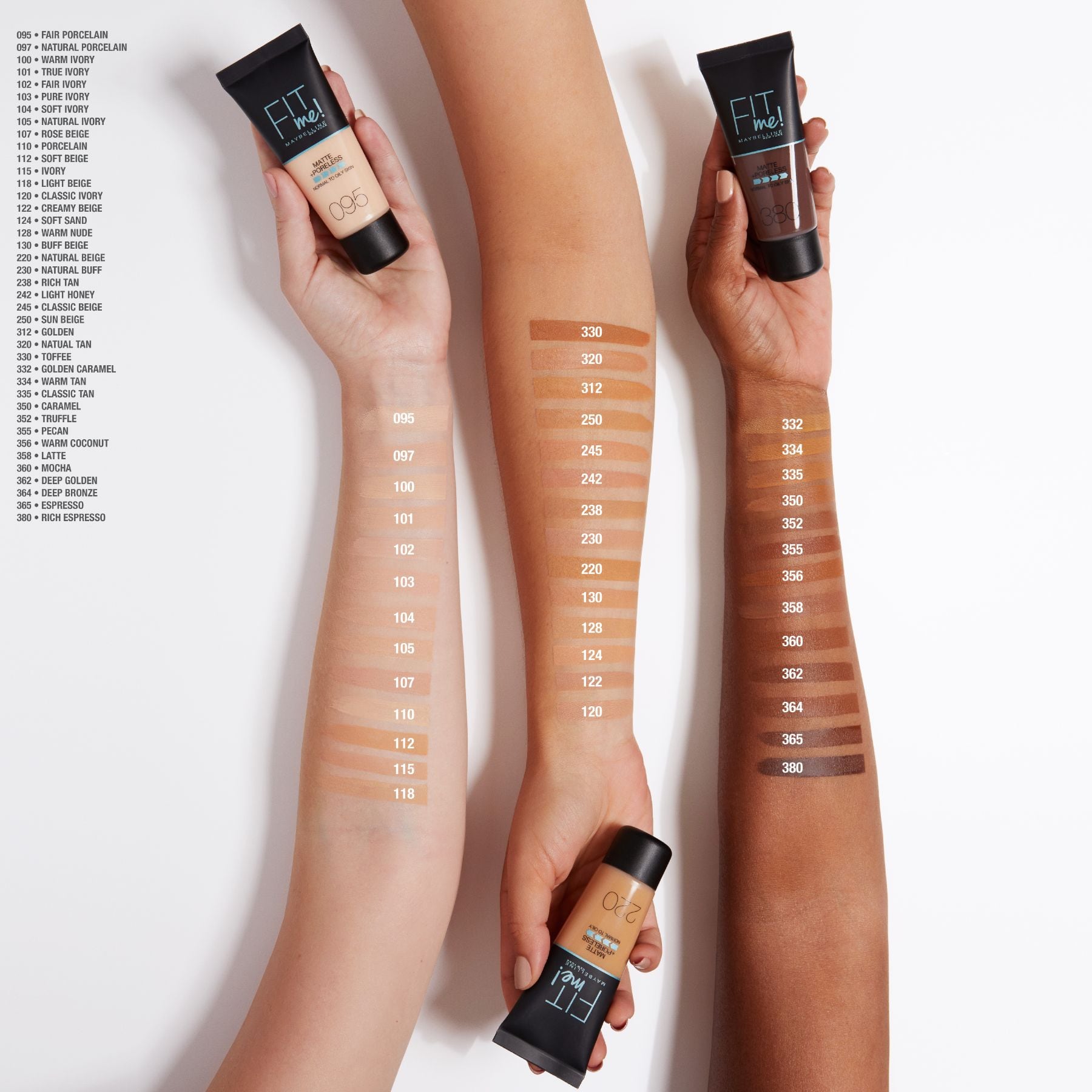 Fit Me Matte + Poreless Foundation Matte Finish 30ml 112 Soft Beige|160ml