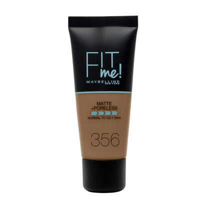 Fit Me Matte + Poreless Foundation Matte Finish 30ml 356 Warm Coconut|30ml