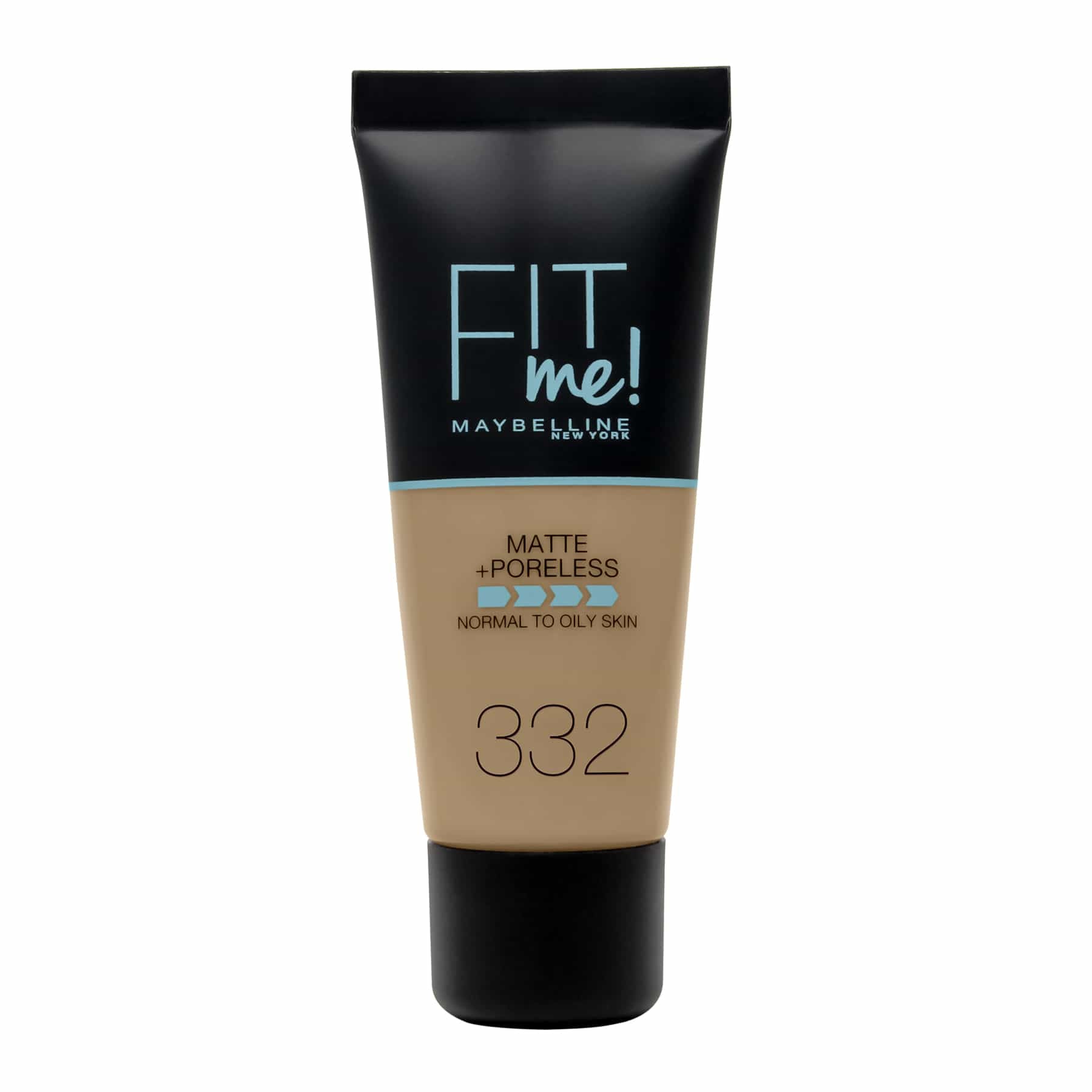 Fit Me Matte + Poreless Foundation Matte Finish 30ml 332 Golden Caramel|30ml