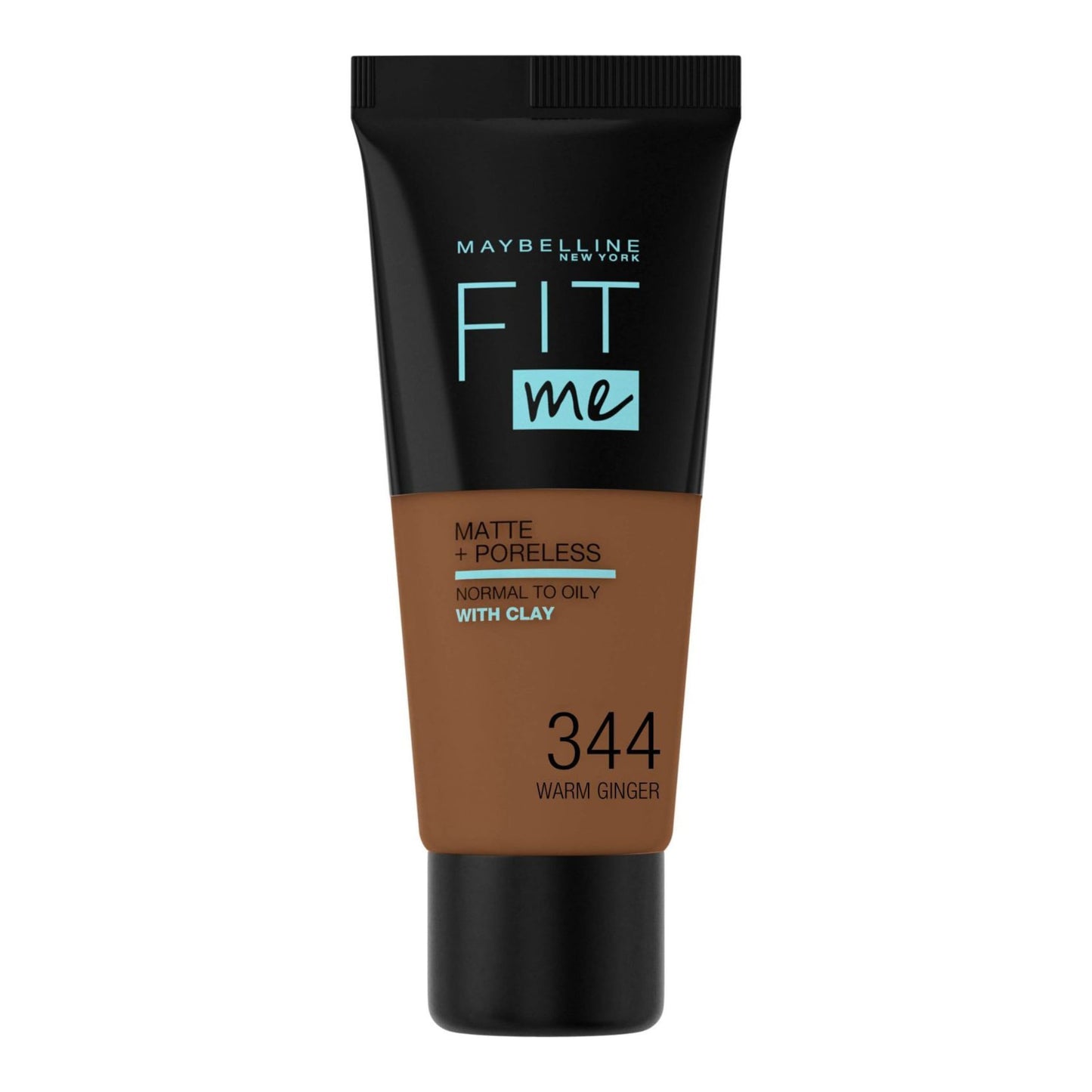 Fit Me Matte + Poreless Foundation Matte Finish 30ml 344 Warm Ginger|30ml