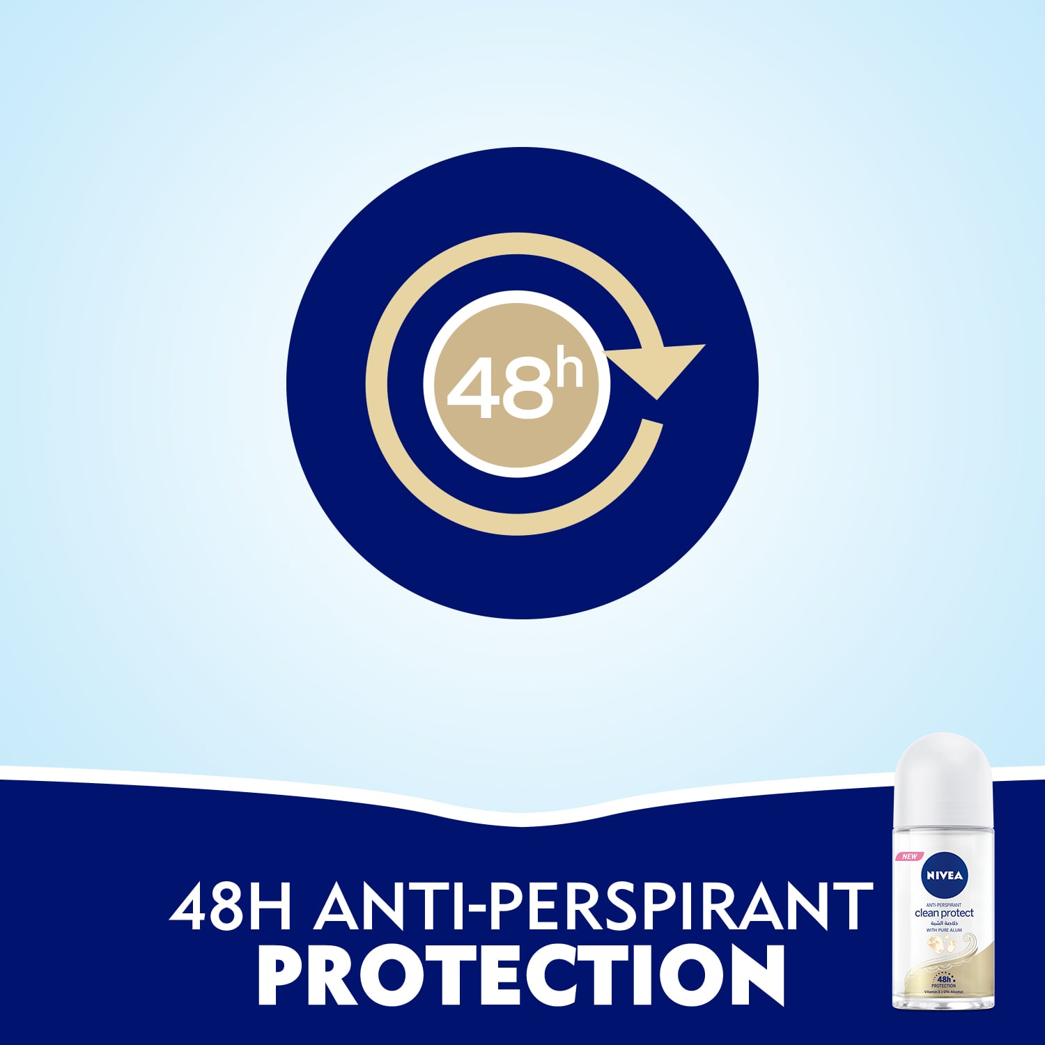 Anti-Perspirant Roll-On Clean Protect 50ml