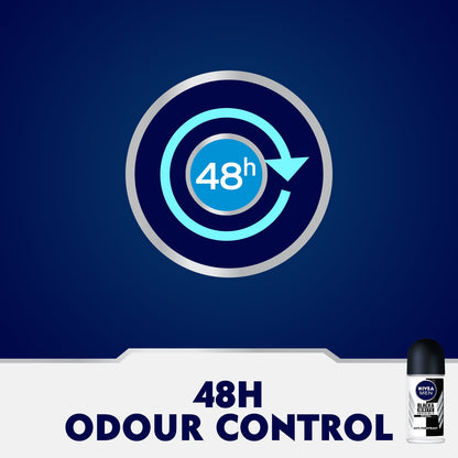 Men Anti-Perspirant Roll-On Black & White Invisible Original 50ml