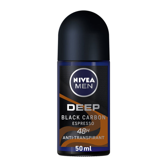 Men Deep Anti-Perspirant Roll-On Black Carbon Espresso 150ml