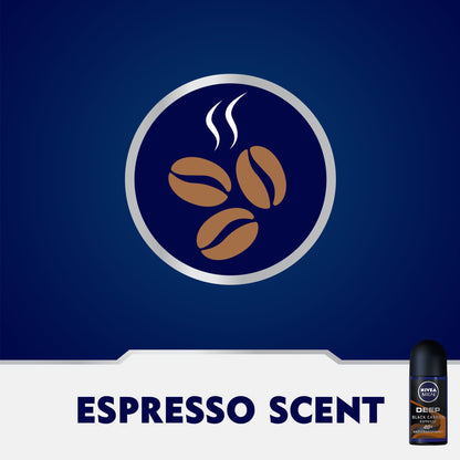 Men Deep Anti-Perspirant Roll-On Black Carbon Espresso 150ml