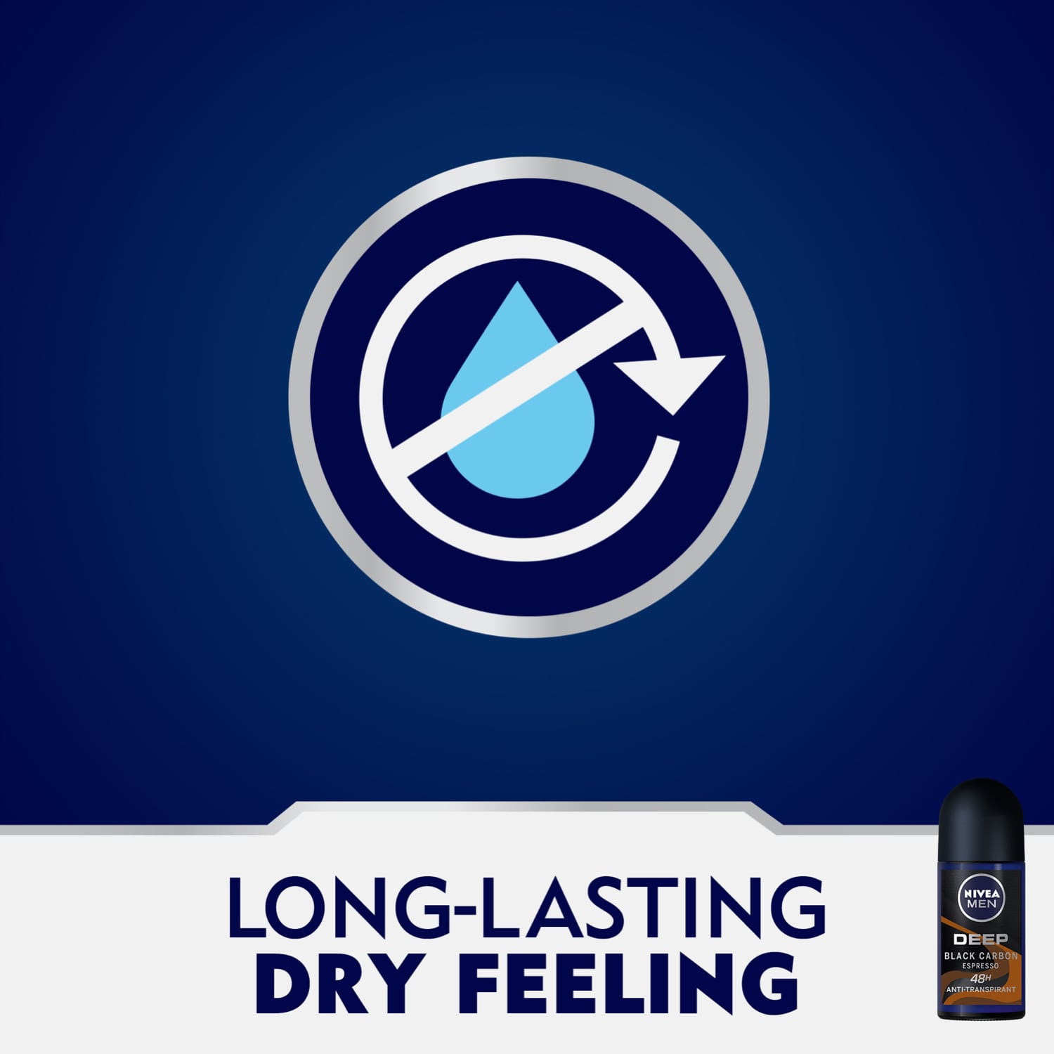 Men Deep Anti-Perspirant Roll-On Black Carbon Espresso 150ml