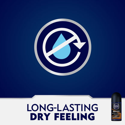 Men Deep Anti-Perspirant Roll-On Black Carbon Espresso 150ml