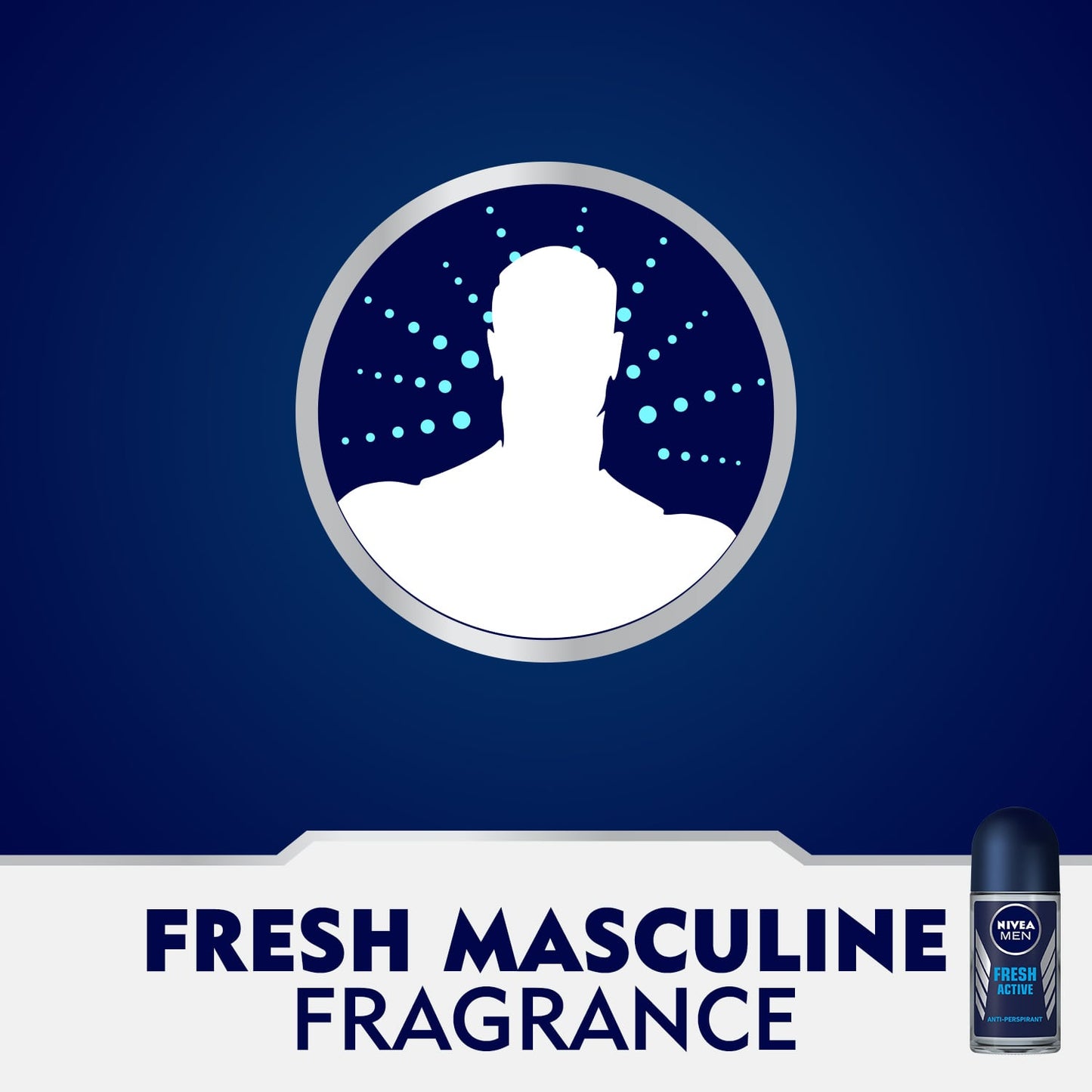 Men Anti-Perspirant Roll-On Fresh Active 50ml