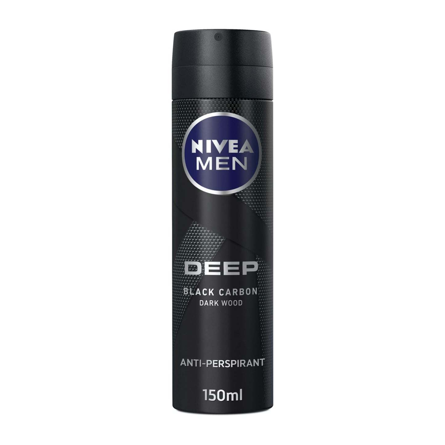 Men Deep Anti-Perspirant Deodorant Spray Black Carbon Dark Wood 150ml