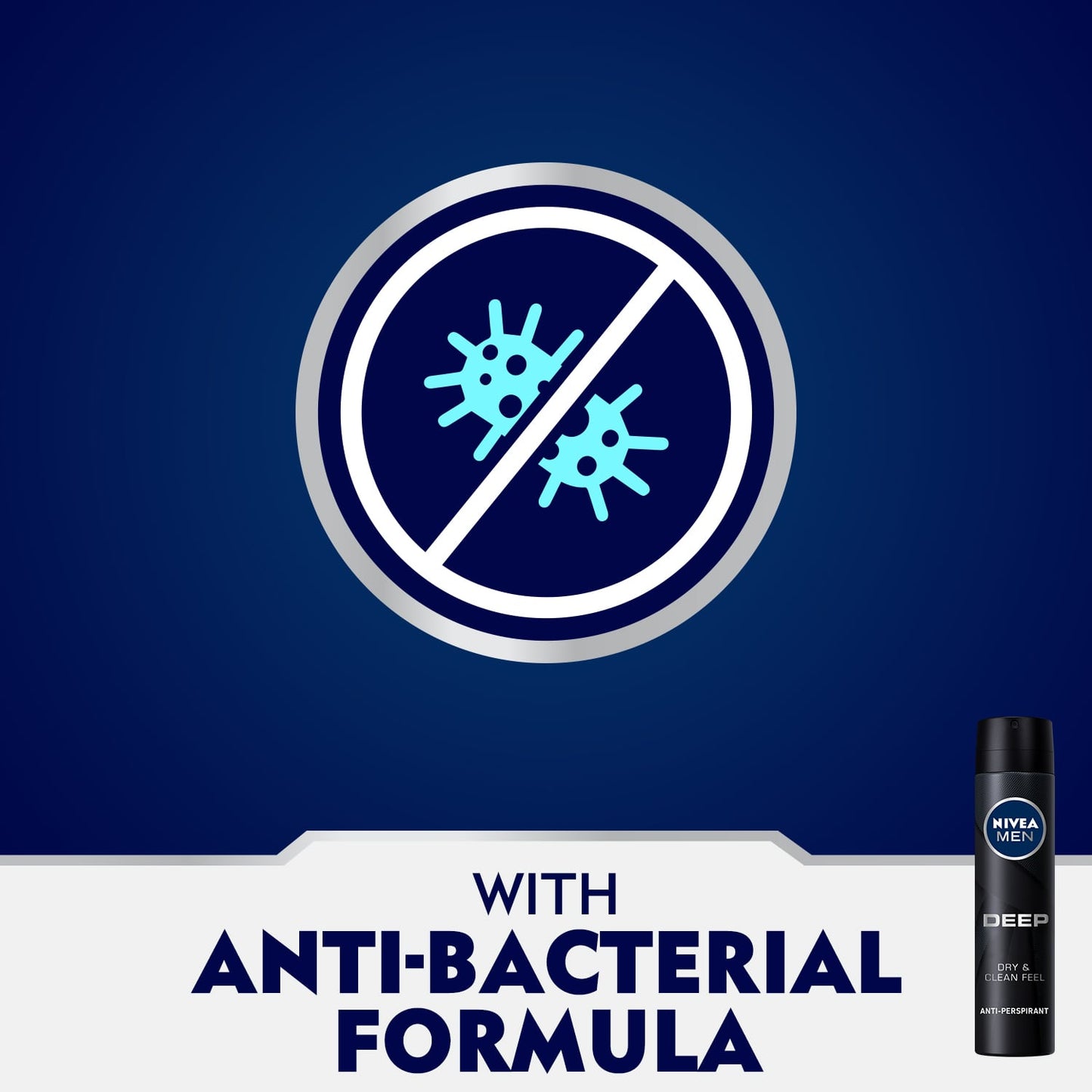 Men Deep Anti-Perspirant Deodorant Spray Black Carbon Dark Wood 150ml