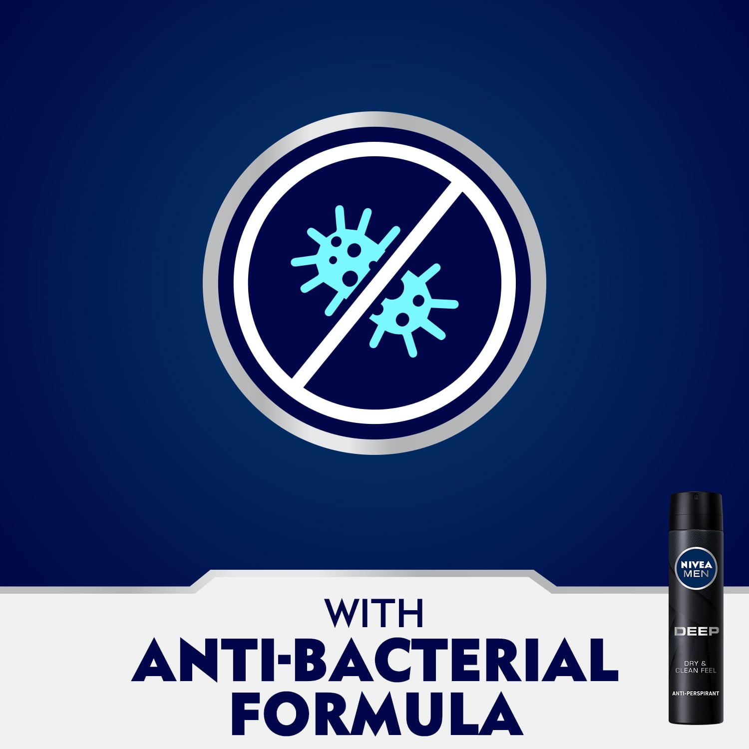 Men Deep Anti-Perspirant Deodorant Spray Black Carbon Dark Wood 150ml