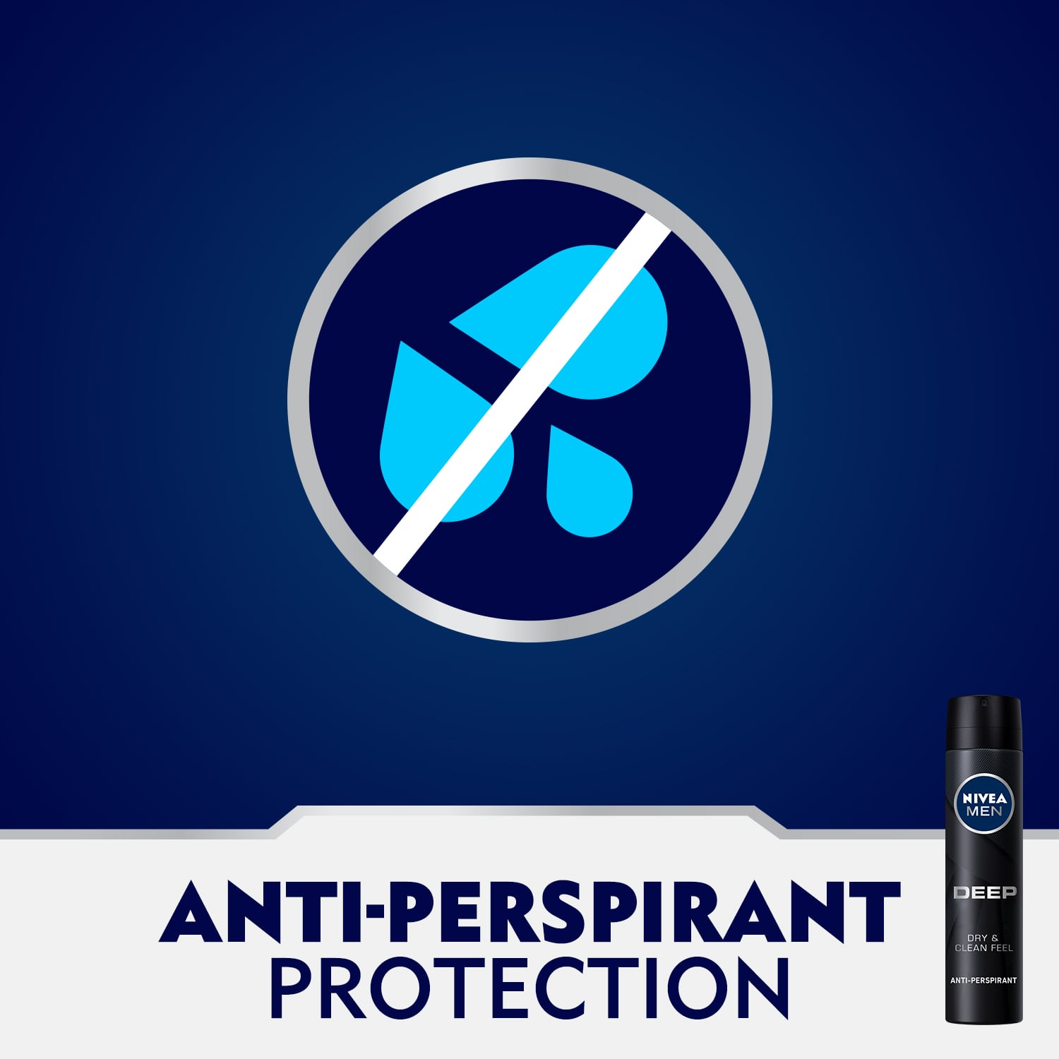 Men Deep Anti-Perspirant Deodorant Spray Black Carbon Dark Wood 150ml