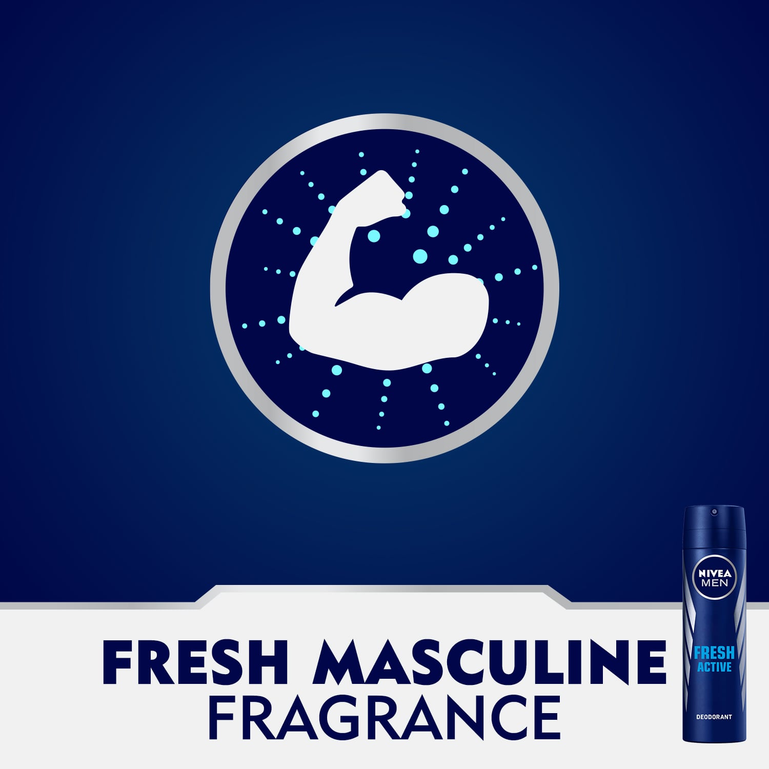 Nivea Men Fresh Active Deodorant Spray Fresh Scent 200ml