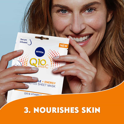 Q10 Plus C Anti-Wrinkle + Energy Sheet Mask Q10 & Vitamin C 1pc