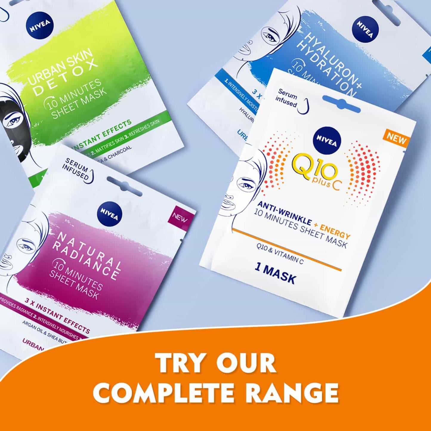 Q10 Plus C Anti-Wrinkle + Energy Sheet Mask Q10 & Vitamin C 1pc