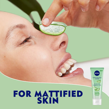 Purifying Rice Face Scrub Bio Aloe Vera 75ml