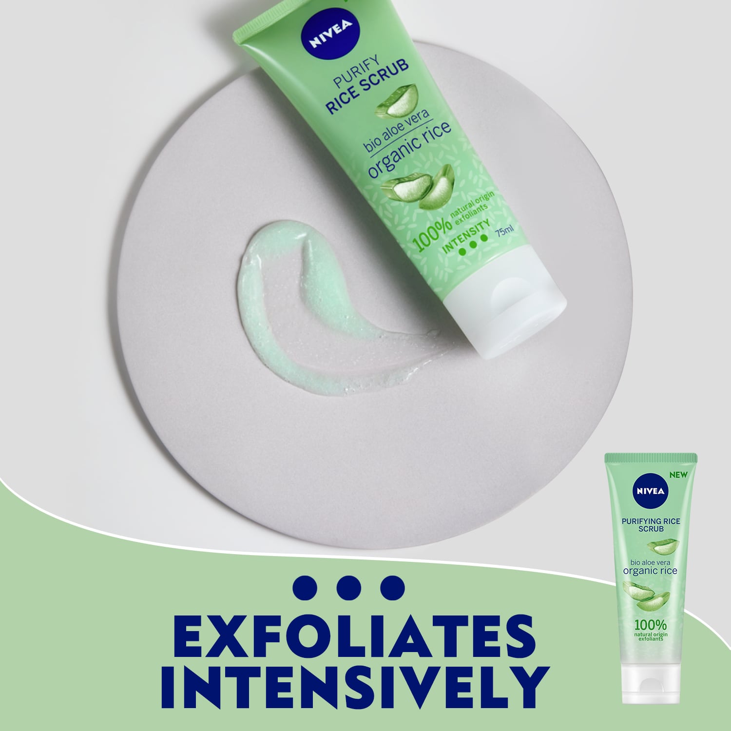 Purifying Rice Face Scrub Bio Aloe Vera 75ml